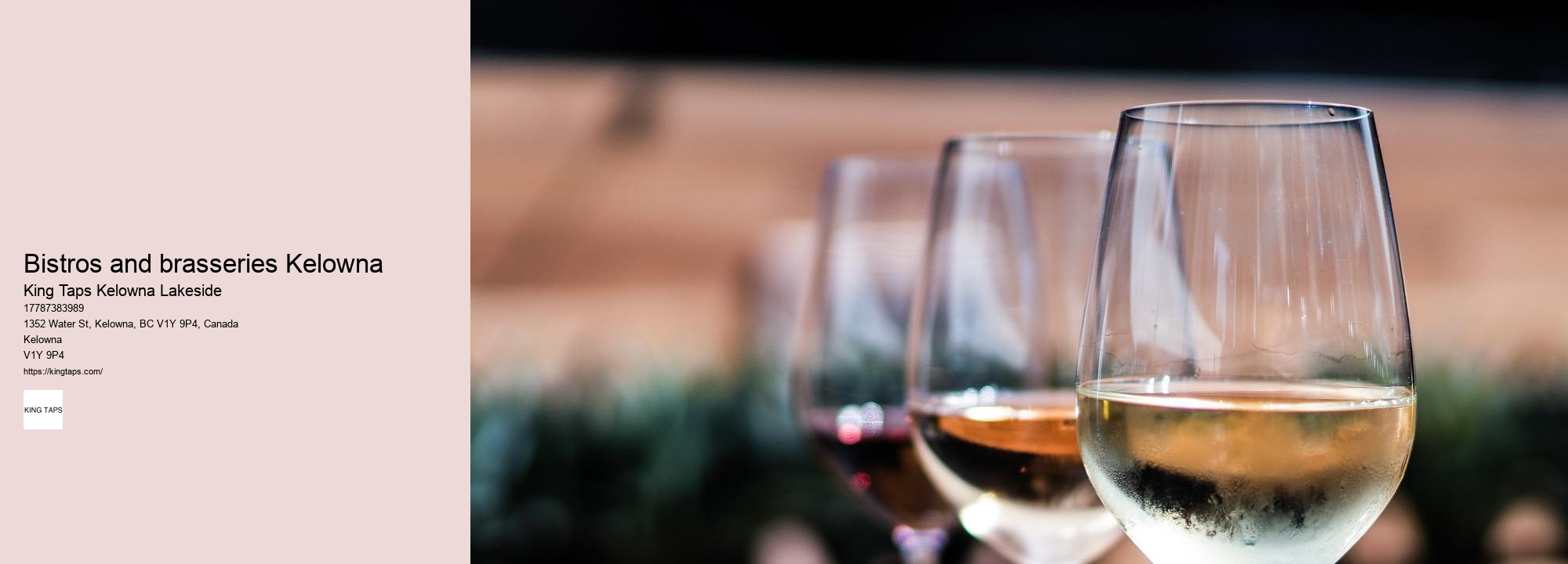 Family-friendly dining Kelowna