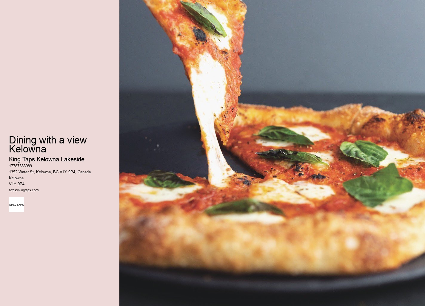 Kelowna culinary delights