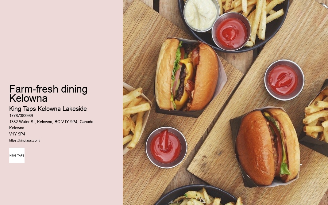 Lakeside dining with vegan options Kelowna