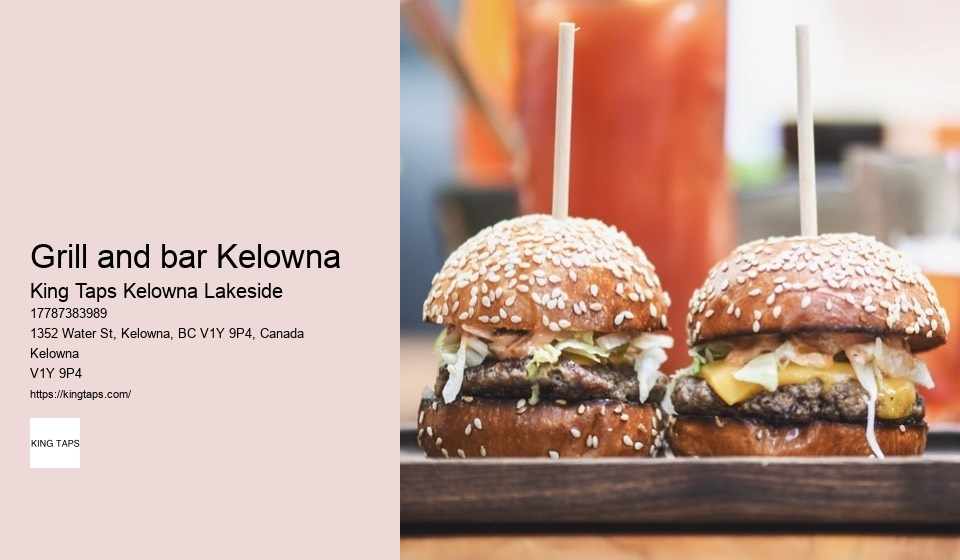 Lakeside dining with brunch cocktails Kelowna