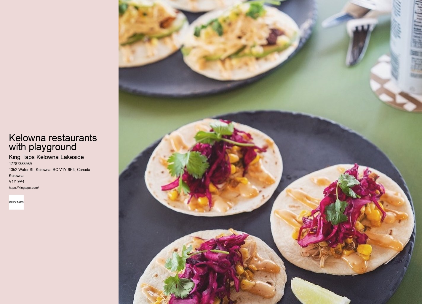 Lakeside dining with weekday dinner specials Kelowna