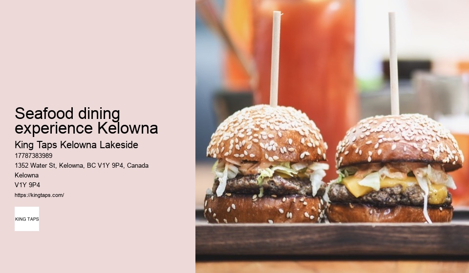 Cozy waterfront cafes Kelowna