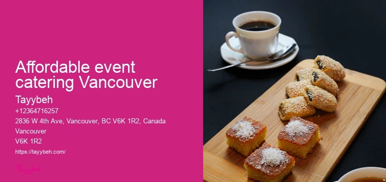 Event planners with catering Vancouver