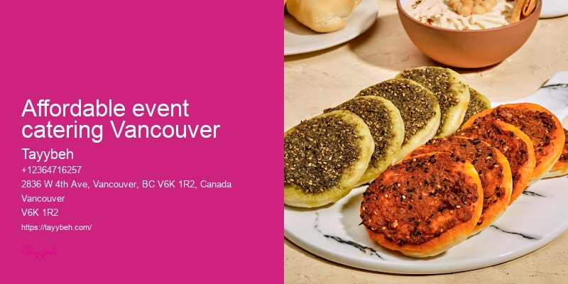 Syrian Cuisine Pop-Up Events Vancouver