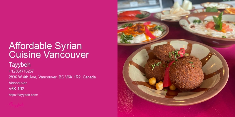 Middle Eastern Gourmet Catering Vancouver