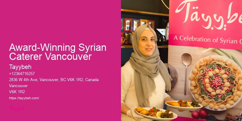 Syrian Food Specials Vancouver