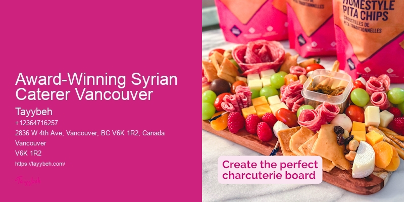 Vancouver catering packages