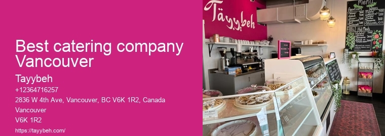 Full-service catering Vancouver