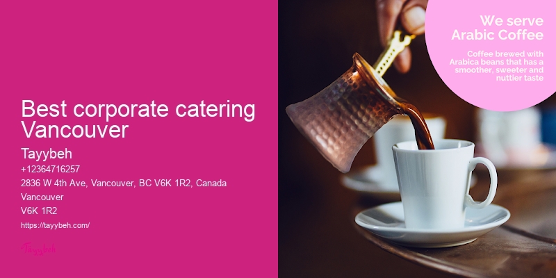 Vancouver catering for school events