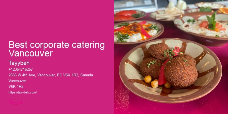 Vancouver catering for holiday parties