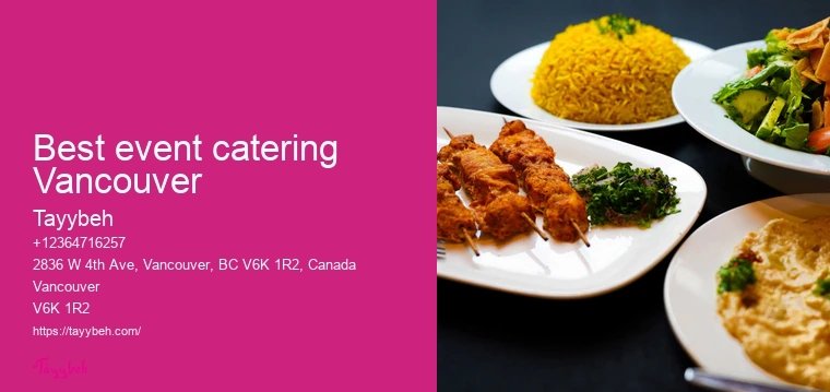 Vancouver catering service comparisons