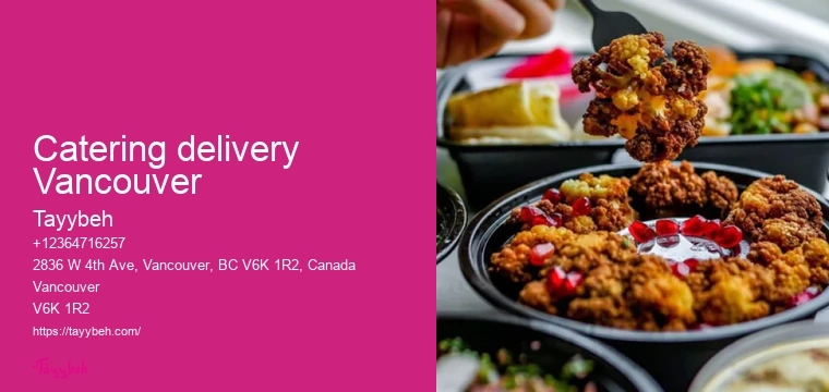 Event Catering Specialists Vancouver