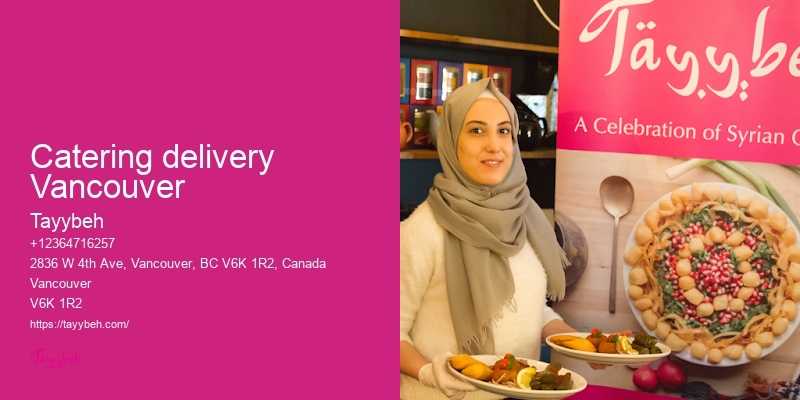 Vancouver fine dining catering