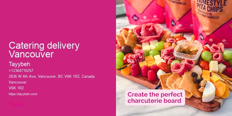 Vancouver event catering packages