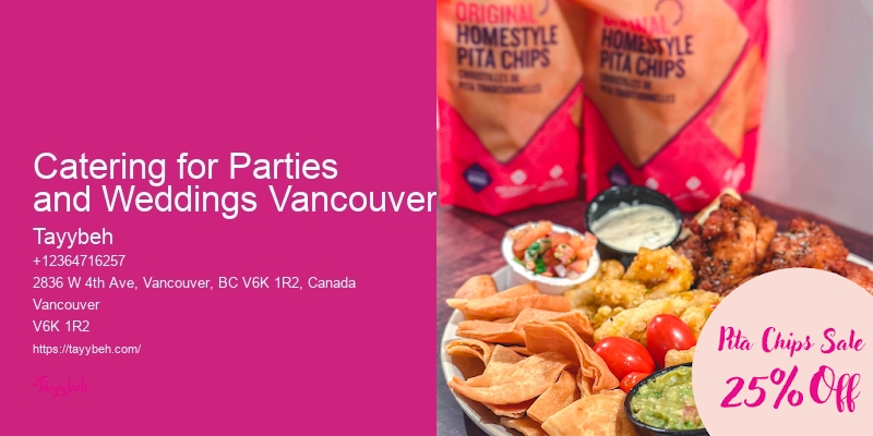 Vancouver catering for intimate dinners