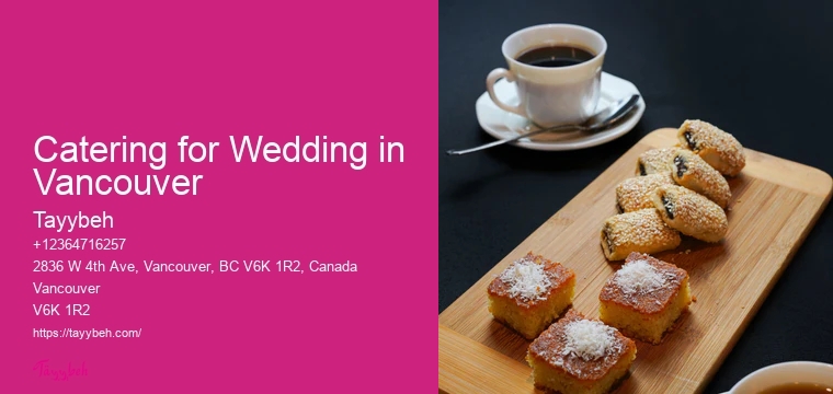 Vancouver catering for product launches