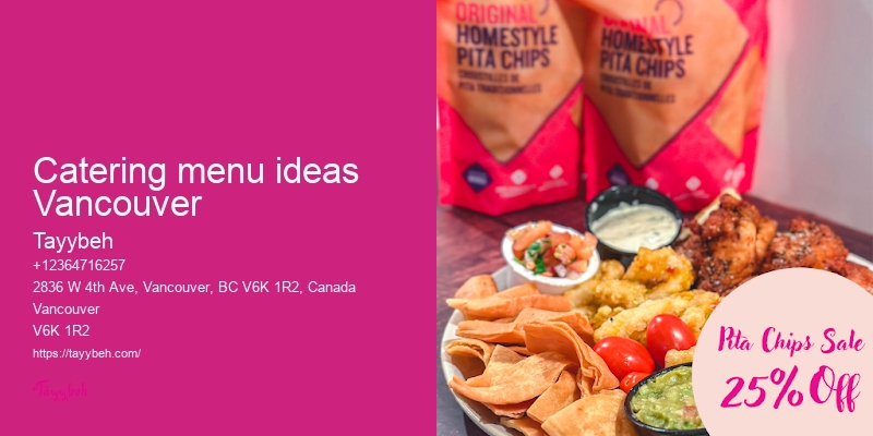 Vancouver catering for receptions and parties