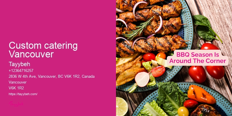 Top-rated halal food catering Vancouver