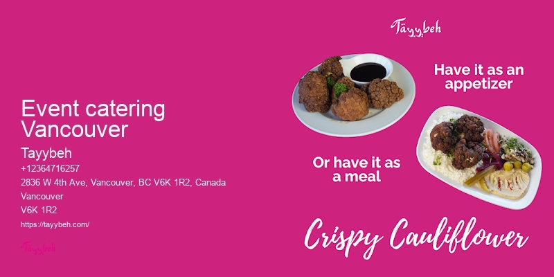 On-site catering services Vancouver