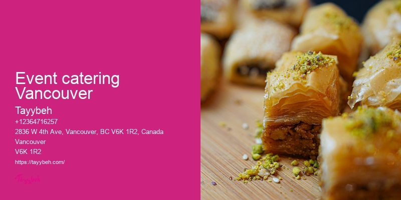 Local catering services Vancouver