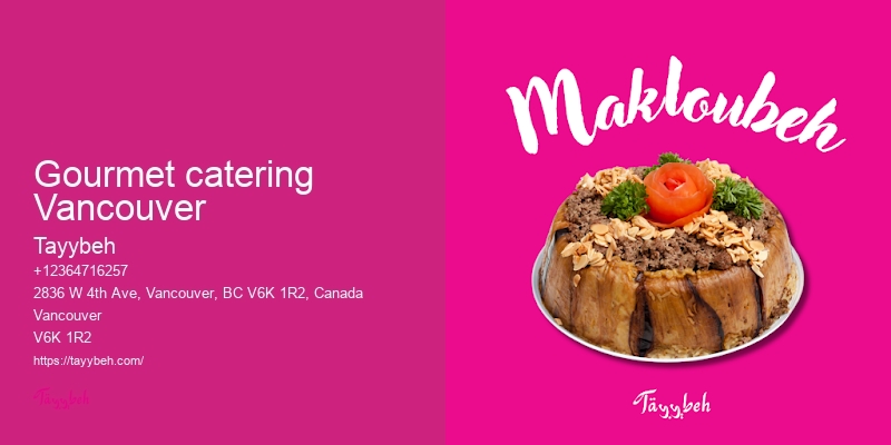 Catering for private functions Vancouver