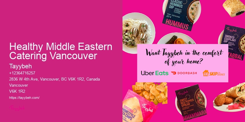 Syrian Catering Packages Vancouver