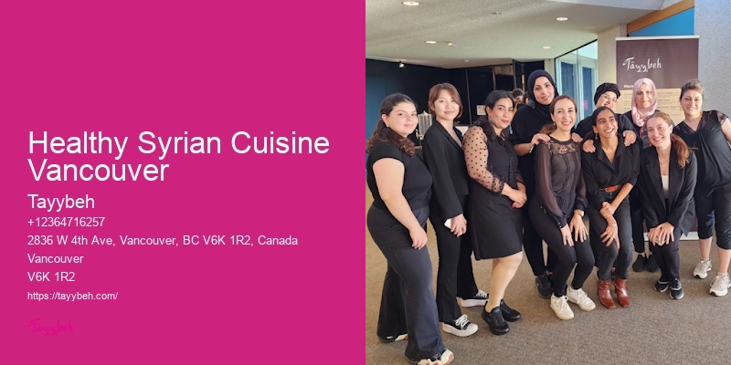 Award-Winning Syrian Caterer Vancouver