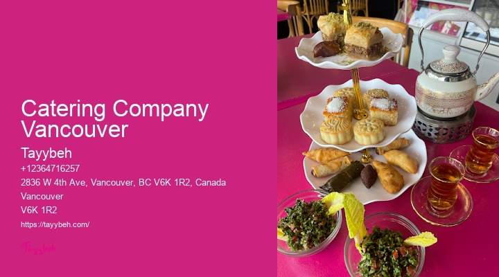 Vancouver dinner catering