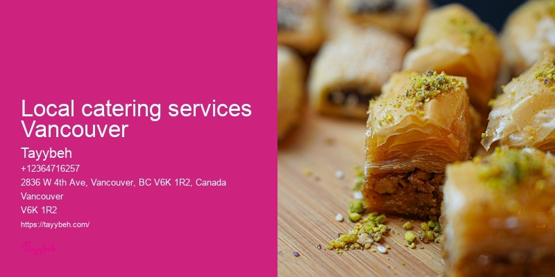 Elegant catering Vancouver