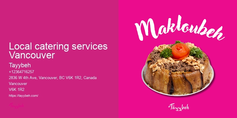 Premium event catering Vancouver