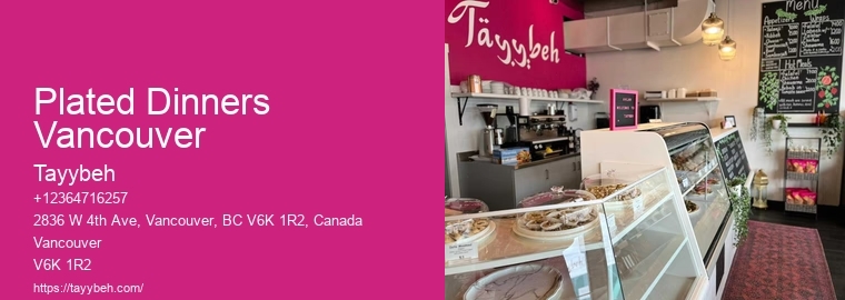 Syrian Food Catering for Parties Vancouver