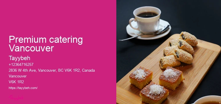 Exclusive Syrian Catering Vancouver