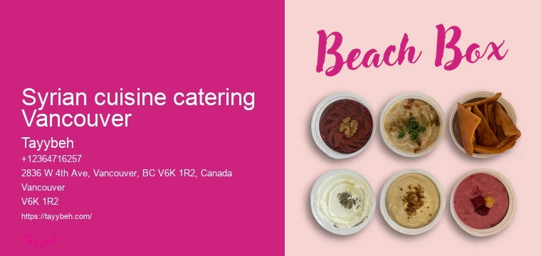 Catering for business meetings Vancouver