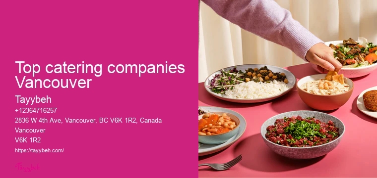 Vancouver catering for small events