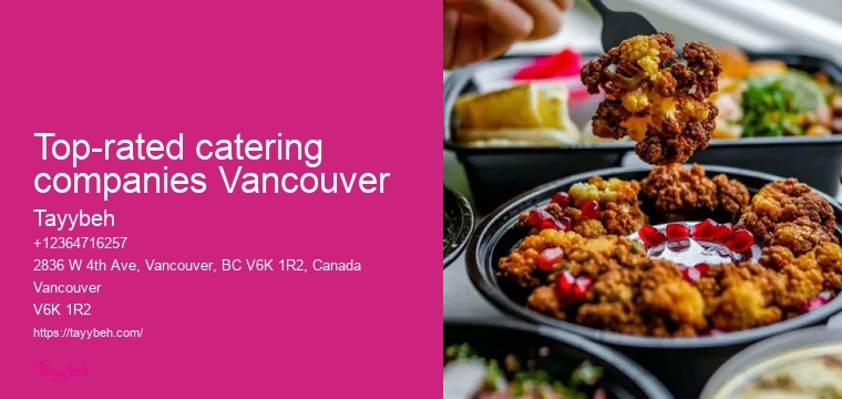 Gourmet Syrian Catering Vancouver
