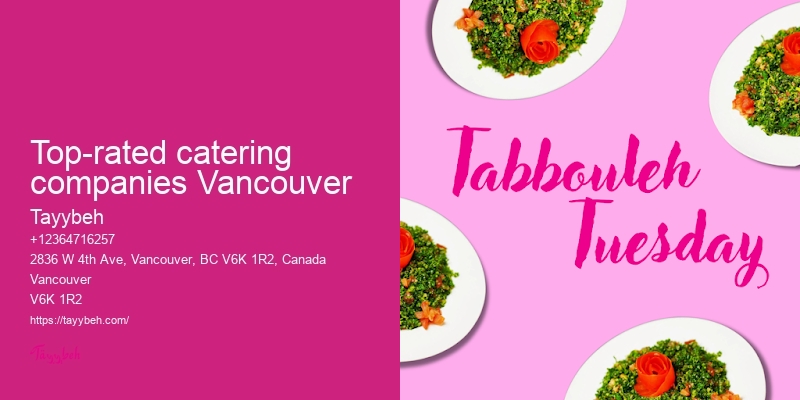 Affordable catering options Vancouver