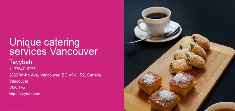 Gourmet catering Vancouver