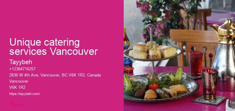 Middle Eastern Event Catering Vancouver
