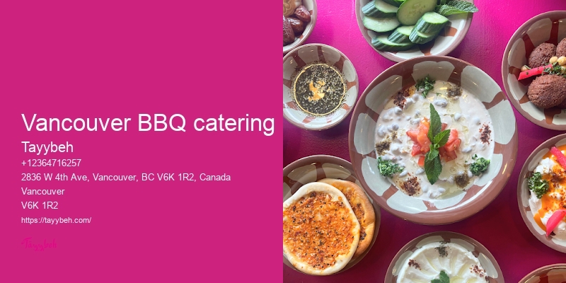 Healthy Middle Eastern Catering Vancouver