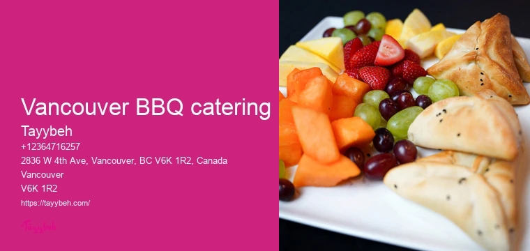 Syrian Food for Weddings Vancouver