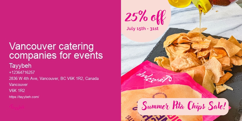 Vancouver corporate catering packages