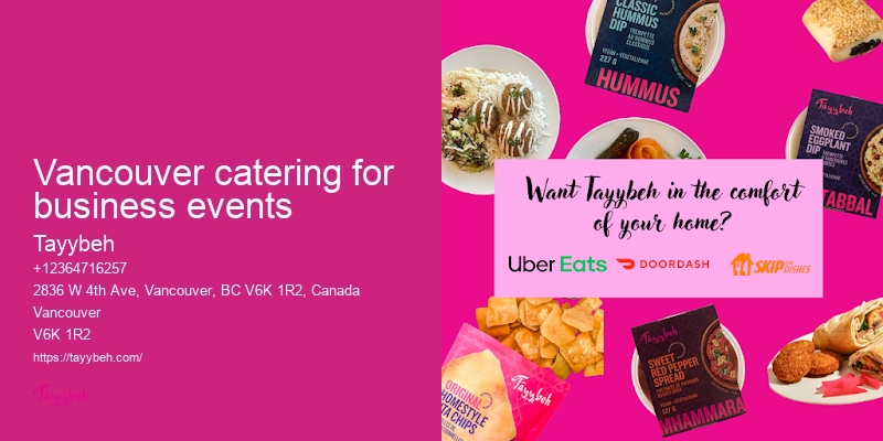Catering companies in Vancouver