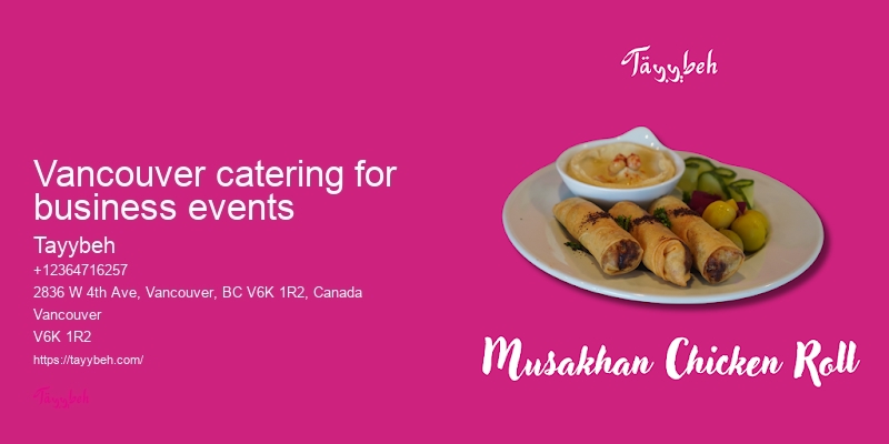 Event Catering Specialists Vancouver