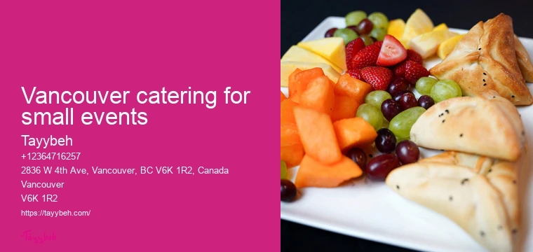 Vancouver catering for large-scale events