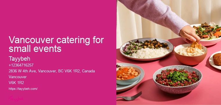 Vancouver catering for special occasions