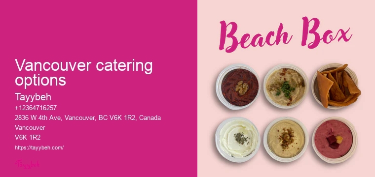 Vancouver catering for company events