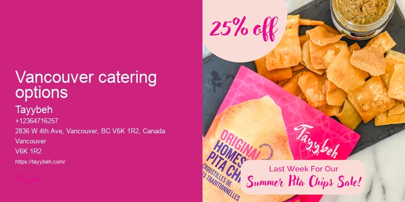 Vancouver catering with delivery options