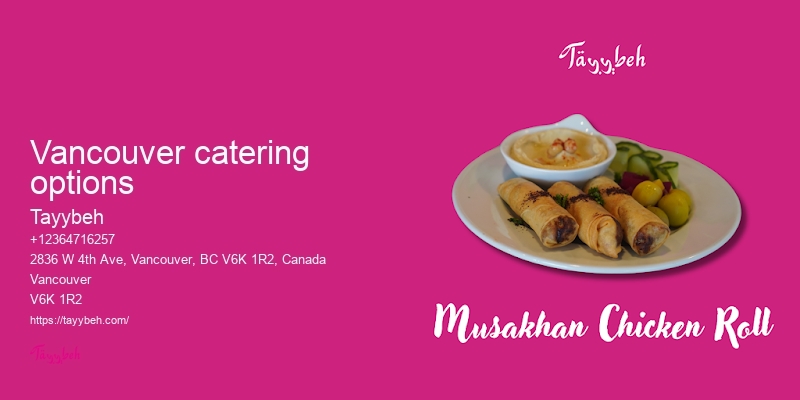 Full Service Syrian Catering Vancouver