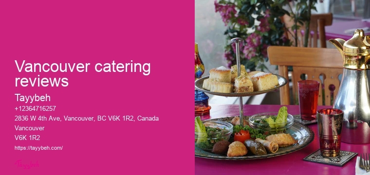 Syrian Cuisine Pop-Up Catering Vancouver