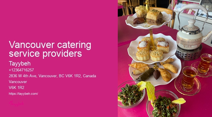 Top caterers in Vancouver